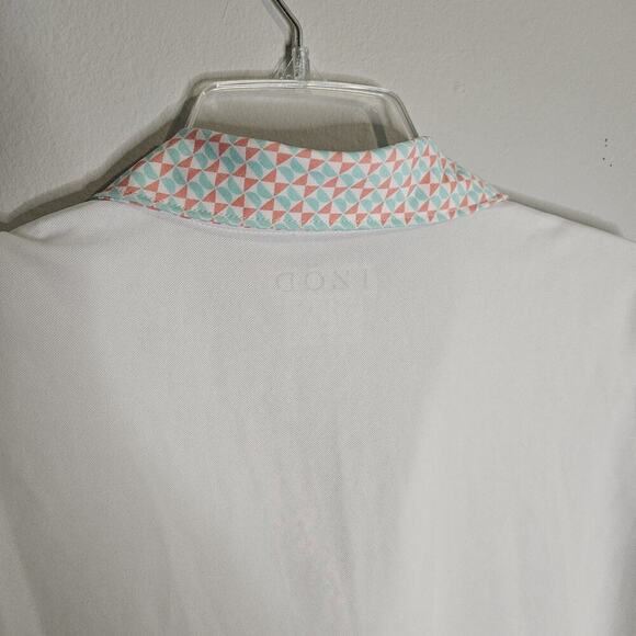 Women’s IZOD Stretch Golf Matching Skort and Shirt Set 6/M Pink Blue White NWOT - Picture 15 of 16